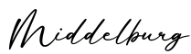 单词Middelburg书写