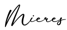单词Mieres书写