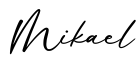 单词Mikael书写