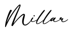 单词Millar书写