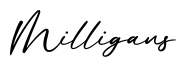 单词Milligans书写