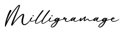 单词Milligramage书写