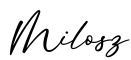 单词Milosz书写