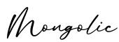 单词Mongolic书写