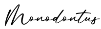 单词Monodontus书写