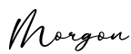 单词Morgon书写