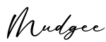 单词Mudgee书写