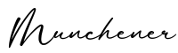 单词Munchener书写