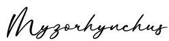 单词Myzorhynchus书写
