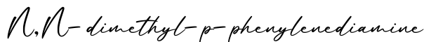 单词N,N-dimethyl-p-phenylenediamine书写