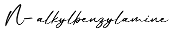 单词N-alkylbenzylamine书写