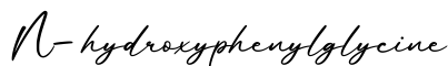 单词N-hydroxyphenylglycine书写