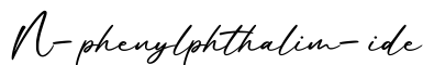 单词N-phenylphthalim-ide书写