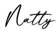 单词Natty书写