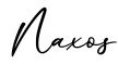 单词Naxos书写