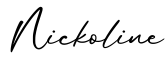 单词Nickoline书写