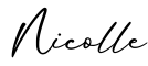 单词Nicolle书写