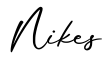 单词Nikes书写
