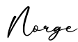 单词Norge书写