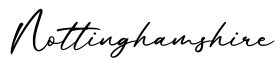 单词Nottinghamshire书写