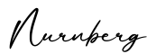 单词Nurnberg书写