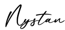 单词Nystan书写