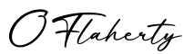 单词O'Flaherty书写