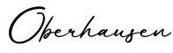 单词Oberhausen书写