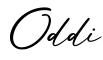 单词Oddi书写