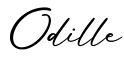 单词Odille书写