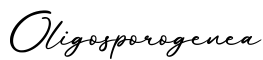 单词Oligosporogenea书写