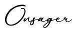 单词Onsager书写