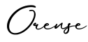 单词Orense书写