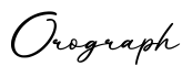 单词Orograph书写