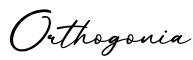单词Orthogonia书写