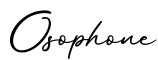 单词Osophone书写