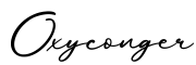 单词Oxyconger书写