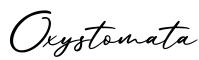 单词Oxystomata书写