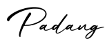 单词Padang书写