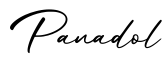 单词Panadol书写