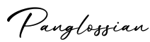 单词Panglossian书写