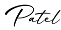 单词Patel书写