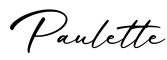 单词Paulette书写