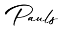 单词Pauls书写