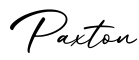 单词Paxton书写