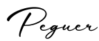 单词Peguer书写