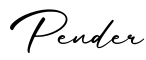 单词Pender书写