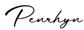 单词Penrhyn书写