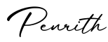 单词Penrith书写