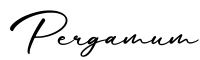 单词Pergamum书写